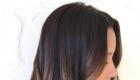 Окрашивание омбре на черных волосах — Стильный контрастный градиент